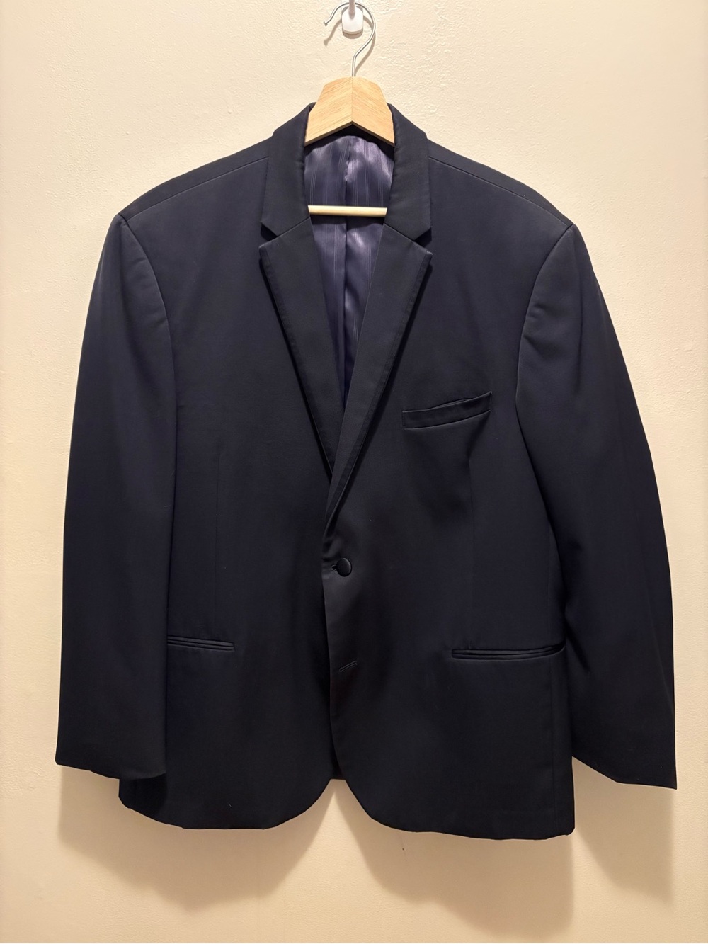 Michael Kors Fantasy Midnight Blue Two-Button Tuxedo with Vest (3 Piece)
